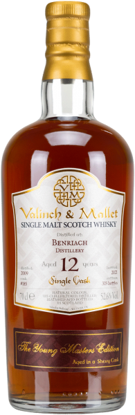 Benriach 12 Jahre 2009/2021 Sherry Cask Valinch & Mallet 52,6% vol.