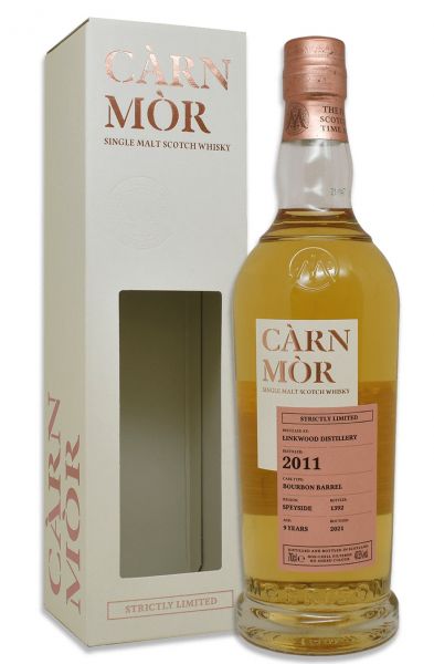 Linkwood 9 Jahre 2011/2021 Carn Mor Strictly Limited 47,5% vol.