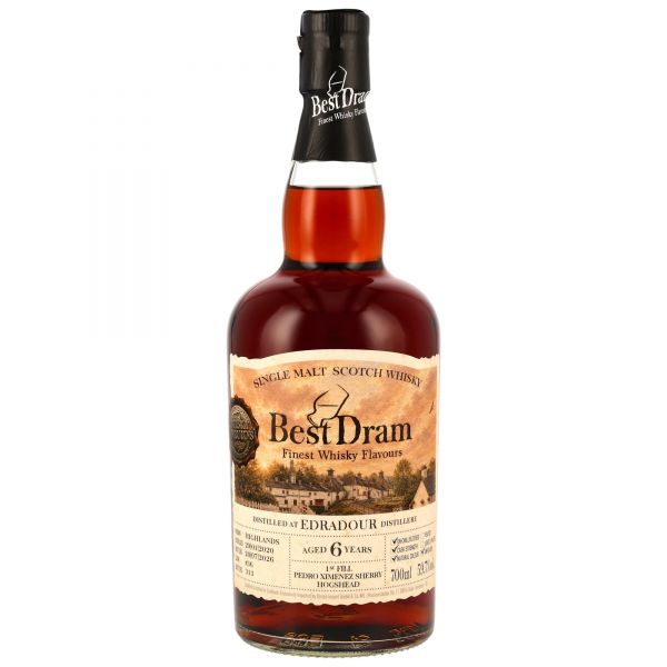 Edradour 6 Jahre 2020/2026 1st Fill PX Sherry Cask #36 Best Dram 59,7% vol.