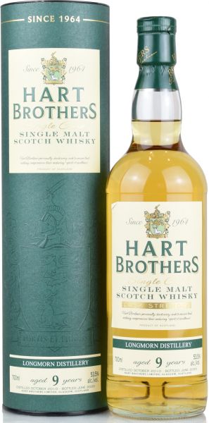 Longmorn 9 Jahre 2010/2020 Hart Brothers 53,5% vol.