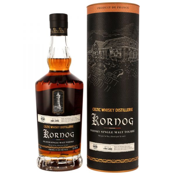 Kornog 2017/2026 Peated Bourbon &amp; PX Sherry Single Cask 50th Anniversary Kirsch Import 56,9% vol.
