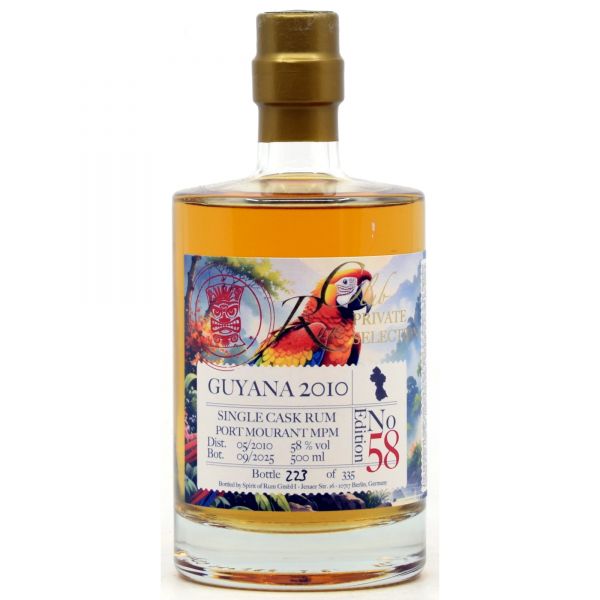 Guyana (Port Mourant) 2010/2025 Rum Club Private Edition #58 58% vol.