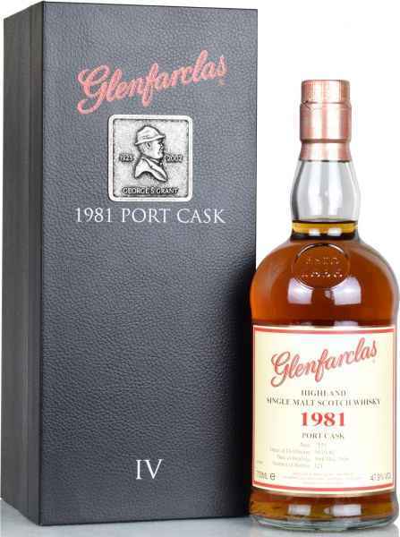 Glenfarclas 35 Jahre 1981/2016 Port Cask Six Generations IV 47,9% vol.