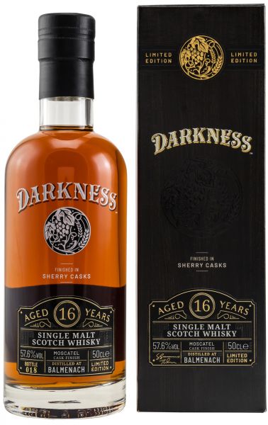 Balmenach 16 Jahre Moscatel Cask Finish Darkness! 57,6% vol.