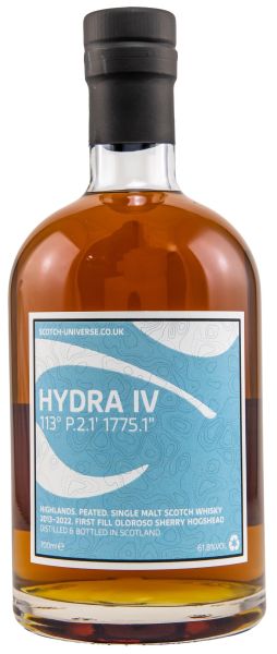 Hydra IV 2013/2022 1st Fill Oloroso Sherry Scotch Universe 61,8% vol.