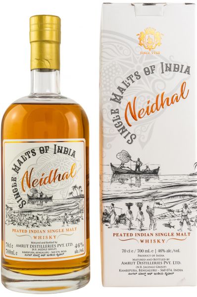 Amrut Neidhal Peated Single Malts of India 46% vol.