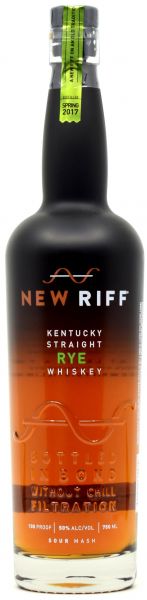 New Riff Kentucky Straight Rye 50% vol.