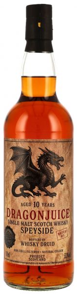 Dragonjuice 10 Jahre Oloroso & Ruby Port Cask Whisky Druid 53,3% vol.