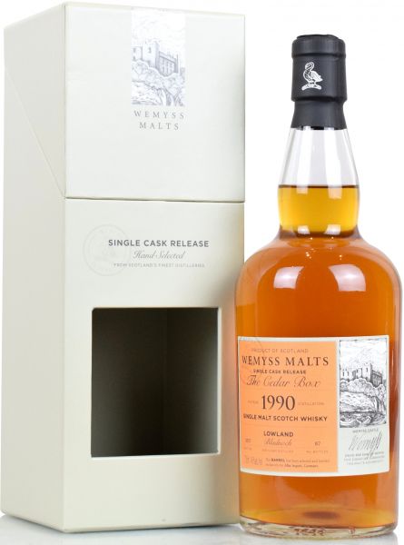 Bladnoch 27 Jahre 1990/2017 Wemyss The Cedar Box