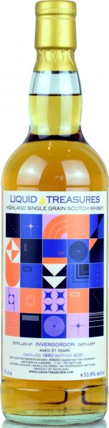 Invergordon 31 Jahre 1990/2021 Liquid Treasures Retro 53,9% vol.