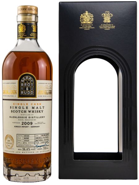 Glenlossie 2009/2022 1st Fill Redwine Cask Berry Bros. & Rudd #4840 56,4% vol.