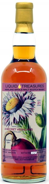Secret Highland 21 Jahre 2000/2022 Liquid Treasures 54% vol.