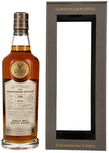 Mannochmore 26 Jahre 1996/2023 Sherry Cask Gordon & MacPhail Cask Strength 49,8% vol