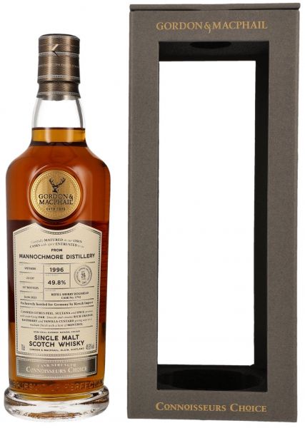 Mannochmore 26 Jahre 1996/2023 Sherry Cask Gordon &amp; MacPhail Cask Strength 49,8% vol