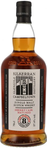 Kilkerran 8 Jahre Sherry Casks 57,4% vol.