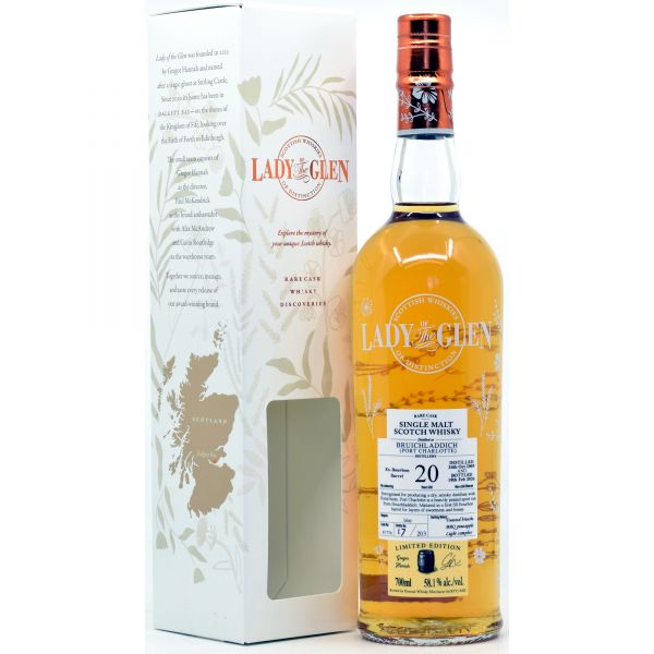 Port Charlotte (Bruichladdich) 20 Jahre 2005/2026 Lady of the Glen 58,1% vol.