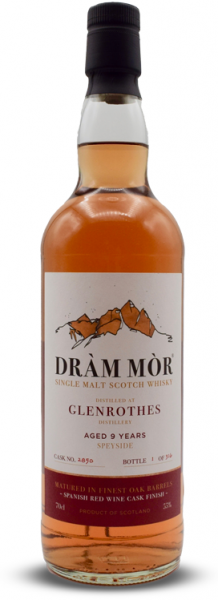 Glenrothes 9 Jahre 2011/2020 Red Wine Cask Dram Mor 55% vol.