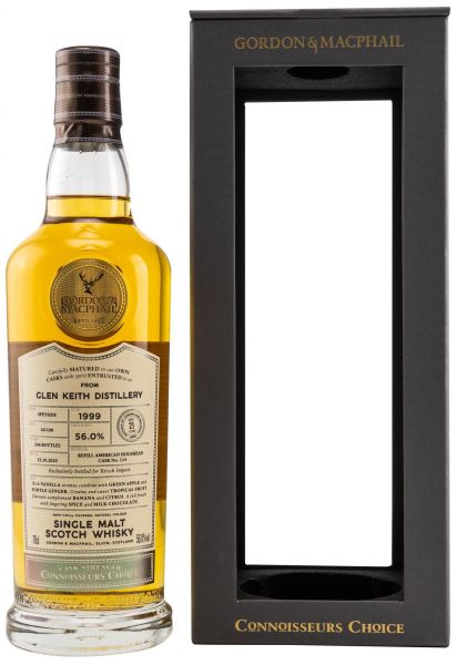 Glen Keith 21 Jahre 1999/2020 Gordon & MacPhail Cask Strength 56% vol.