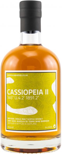 Cassiopeia II 2007/2020 Red Wine Cask Scotch Universe 64,2 % vol.