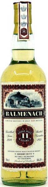 Balmenach 11 Jahre 2010/2021 Sherry Cask Jack Wiebers Old Train Line 53,2% vol.