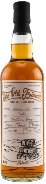 Tomatin 9 Jahre 2011/2020 Moscatel Roxo Cask The Old Friends 53,7% vol.