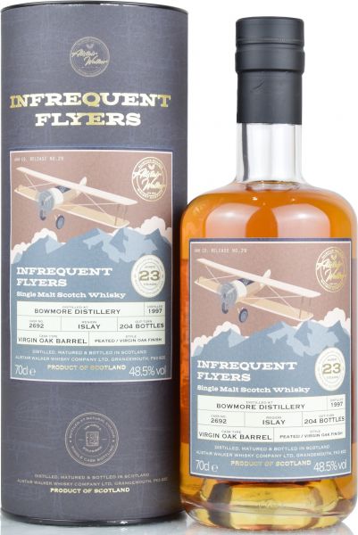 Bowmore 23 Jahre 1997 Virgin Oak Alistair Walker Infrequent Flyers 48,5% vol.