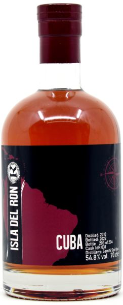Sancti Spiritus (Cuba Rum) 12 Jahre 2010/2022 Isla del Ron 54,8% vol.