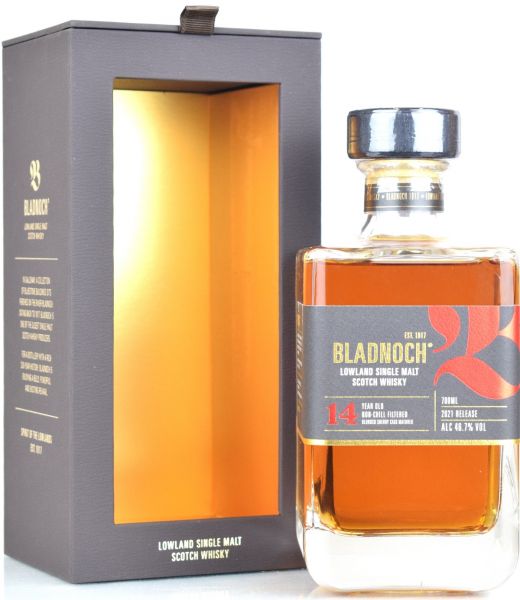 Bladnoch 14 Jahre 2021 Oloroso Sherry Casks 46,7% vol.