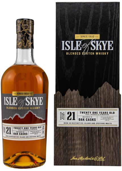 Isle of Skye 21 Jahre Blended Scotch Whisky Ian Macleod