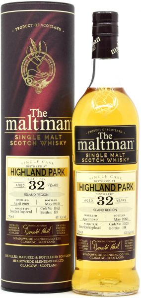 Highland Park 32 Jahre 1988/2021 The Maltman 43,0% vol.
