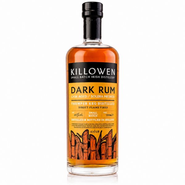 Killowen Solera Cask Aged Dark Rum 50% vol.