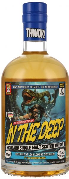 Inchmurrin/Loch Lomond 10 Jahre WhiskyHeroes In the Deep Brave New Spirits 57,1% vol.