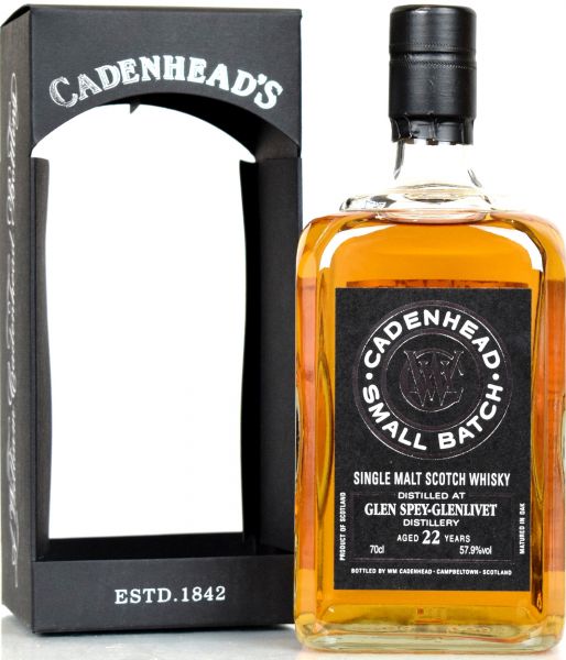 Glen Spey 22 Jahre 1995/2018 Cadenhead's 57,9% vol.