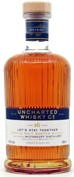 Miltonduff 16 Jahre 2006/2022 1st Fill PX Sherry Let's Stay Together Uncharted Whisky 50% vol.