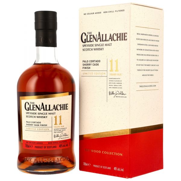GlenAllachie 11 Jahre Palo Cortado Sherry Cask 48% vol.