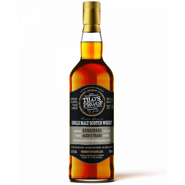 Benrinnes 11 Jahre 2014/2025 Australian Redwine The Caskhound Tilo&#039;s Proof #8 51,7% vol.