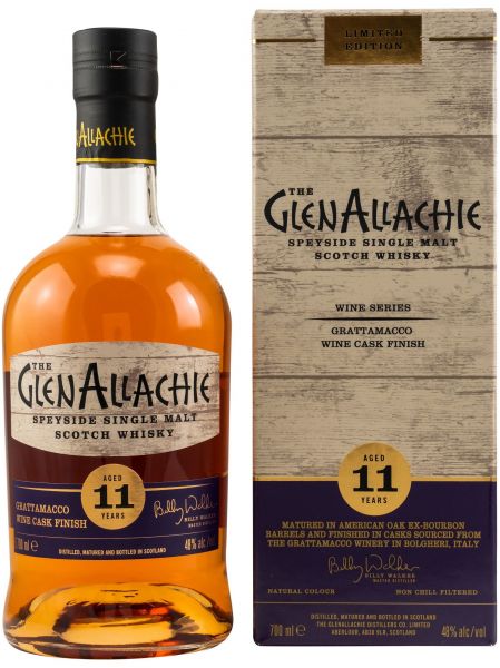 Glenallachie 11 Jahre Grattamacco Wine Cask 48,0% vol.