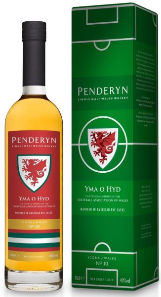 Penderyn Icons of Wales No #10 “YMA O HYD” 43% vol.