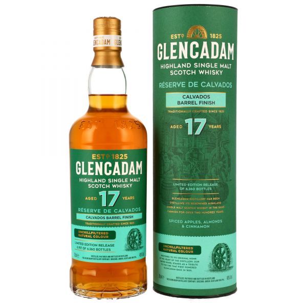 Glencadam 17 Jahre Réserve de Calvados /2026 46% vol.