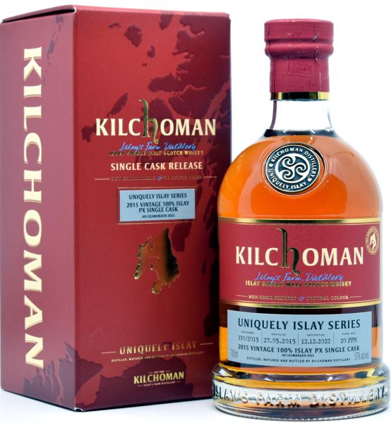 Kilchoman 2015/2022 PX Sherry Cask Uniquely Islay An Geamhradh 57% vol.