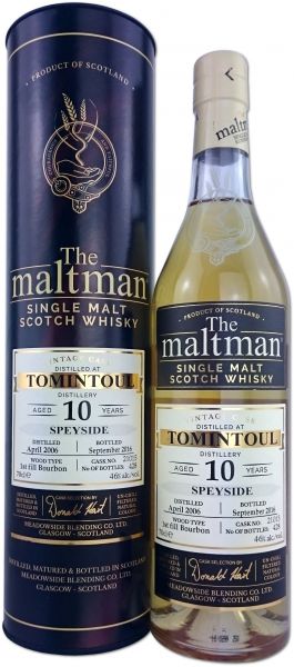 Tomintoul 10 Jahre 2006/2016 The Maltman
