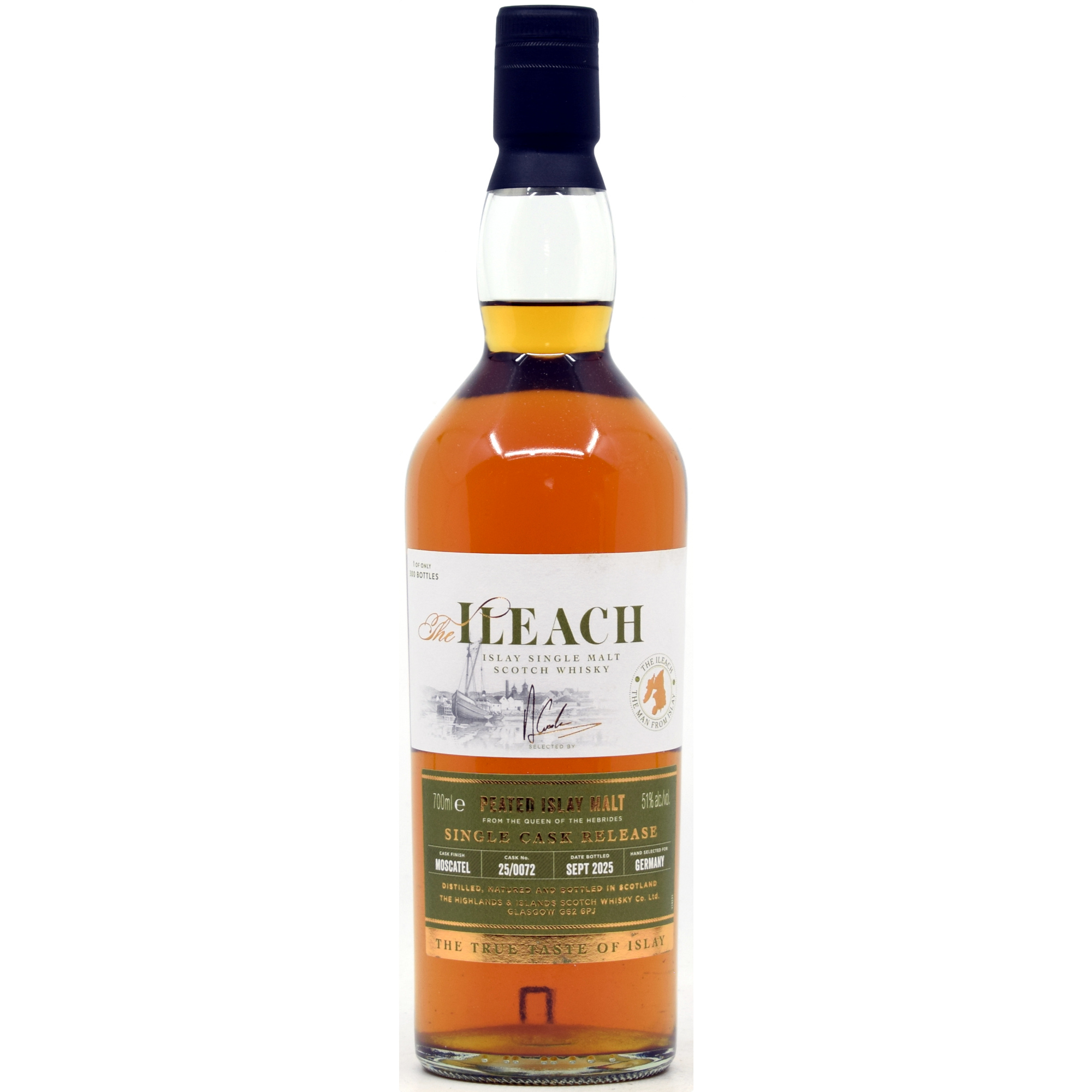 The Ileach Moscatel Single Cask exclusive for Germany 2025 51% vol