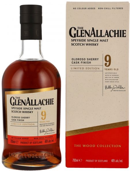 Glenallachie 9 Jahre Oloroso Sherry Cask The Wood Collection 48,0% vol.
