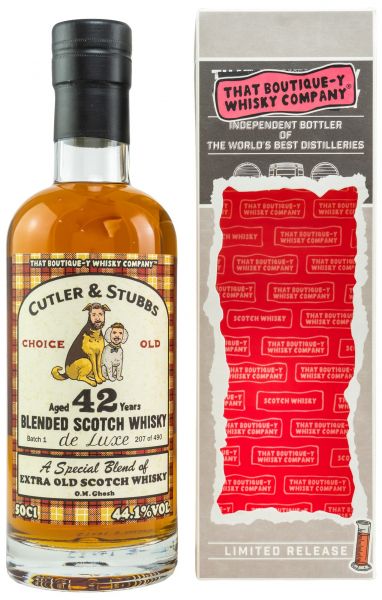 Cutler &amp; Stubbs 42 Jahre Batch #1 That Boutique-y Whisky Company 44,1% vol.