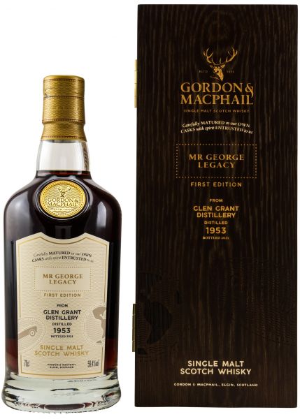 Glen Grant 67 Jahre 1953/2021 Sherry Cask Gordon & MacPhail Mr. George Legacy 59,4% vol.
