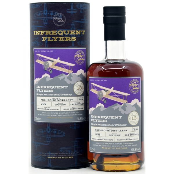 Auchroisk 13 Jahre 2012/2026 PX Sherry Cask Alistair Walker Infrequent Flyers 56,8% vol.