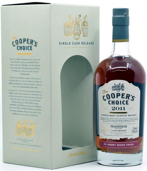 Teaninich 2011/2024 PX Sherry Cask Cooper's Choice 51% vol.
