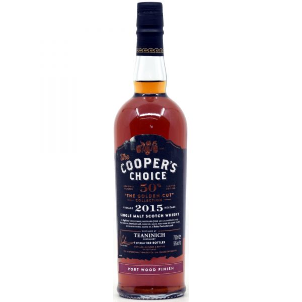 Teaninich 2015/2025 Ruby Port Cask Cooper's Choice Golden Cut 50% vol.
