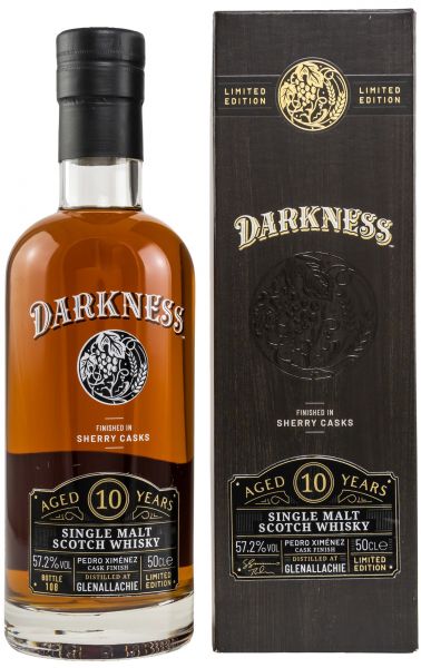 Glenallachie 10 Jahre PX Sherry Finish Darkness! 57,2% vol.