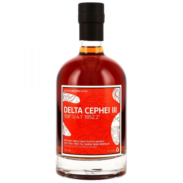 Delta Cephei III 2011/2025 1st Fill Shiraz Wine Scotch Universe 52,3% vol